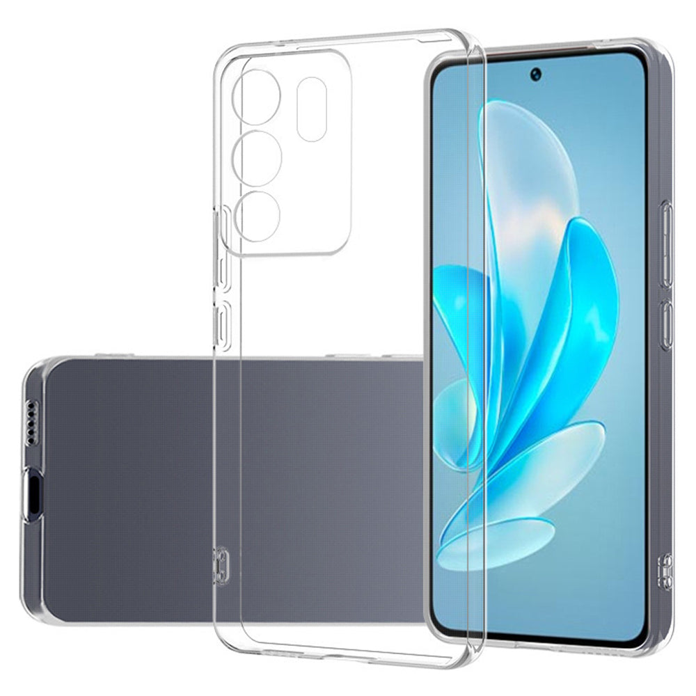 For vivo V30 Lite 5G Case Crystal Clear Flexible TPU Mobile Phone Cover For vivo V30 Lite 5G Case Crystal Clear Flexible TPU Mobile Phone Cover